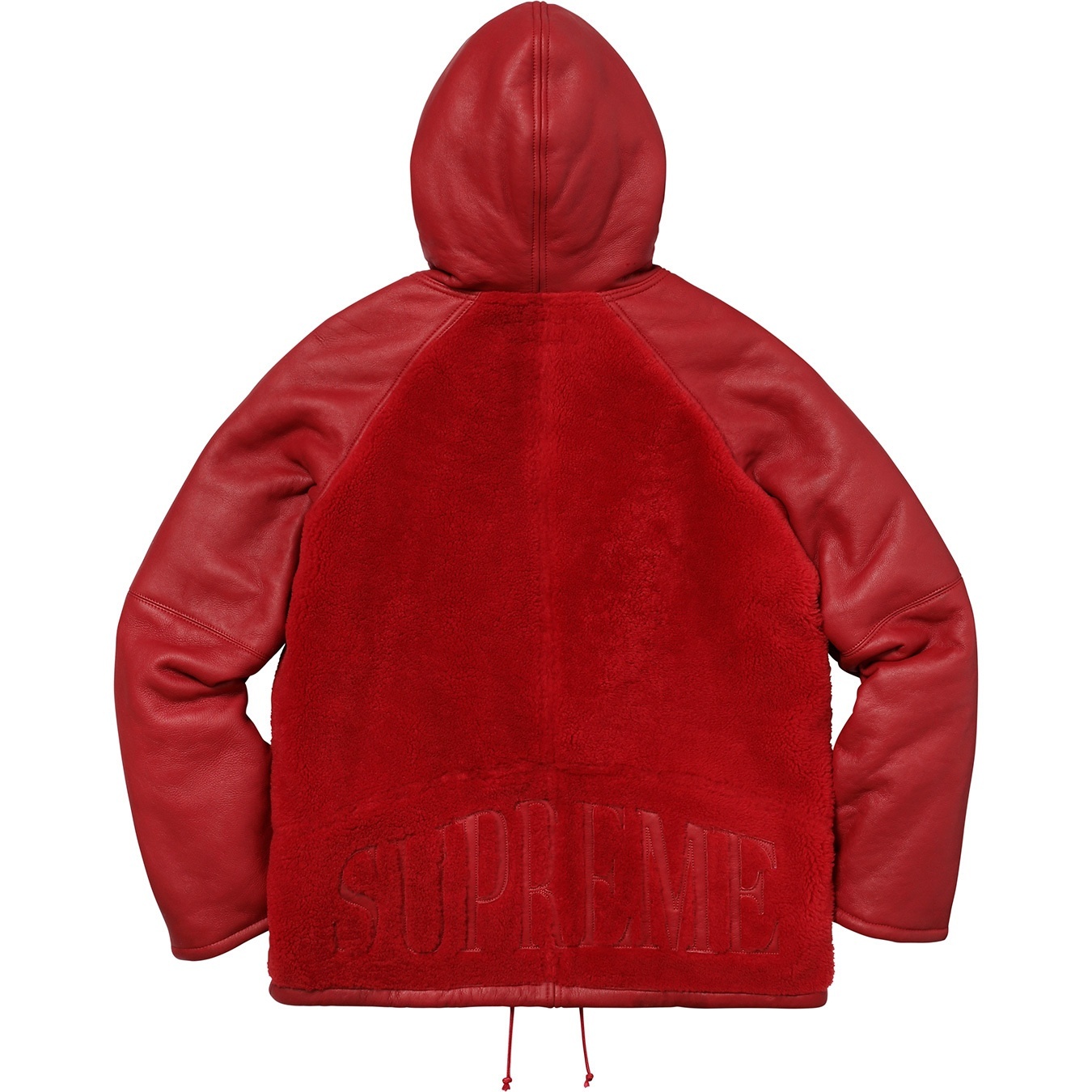 Reversed Shearling Hooded Jacket view 5